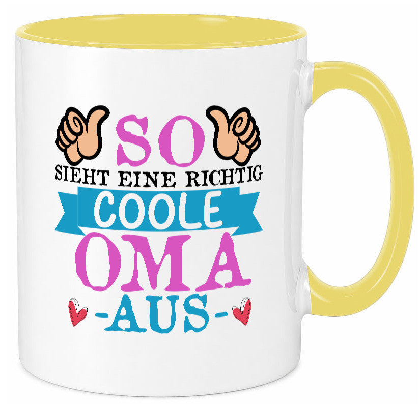 So sieht eine richtig Coole Oma aus | Großmutter Humor Familie Geschenkidee