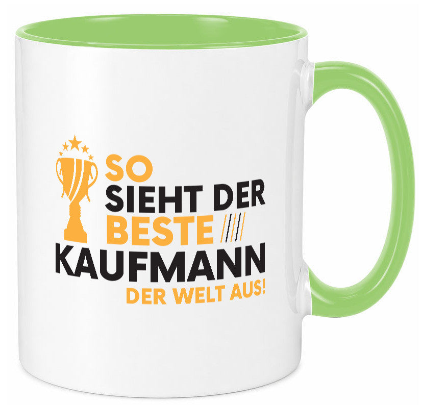 Der Weltbeste Kaufmann Kaufmänner lustig Humor Geschenkidee Geschenk Tasse