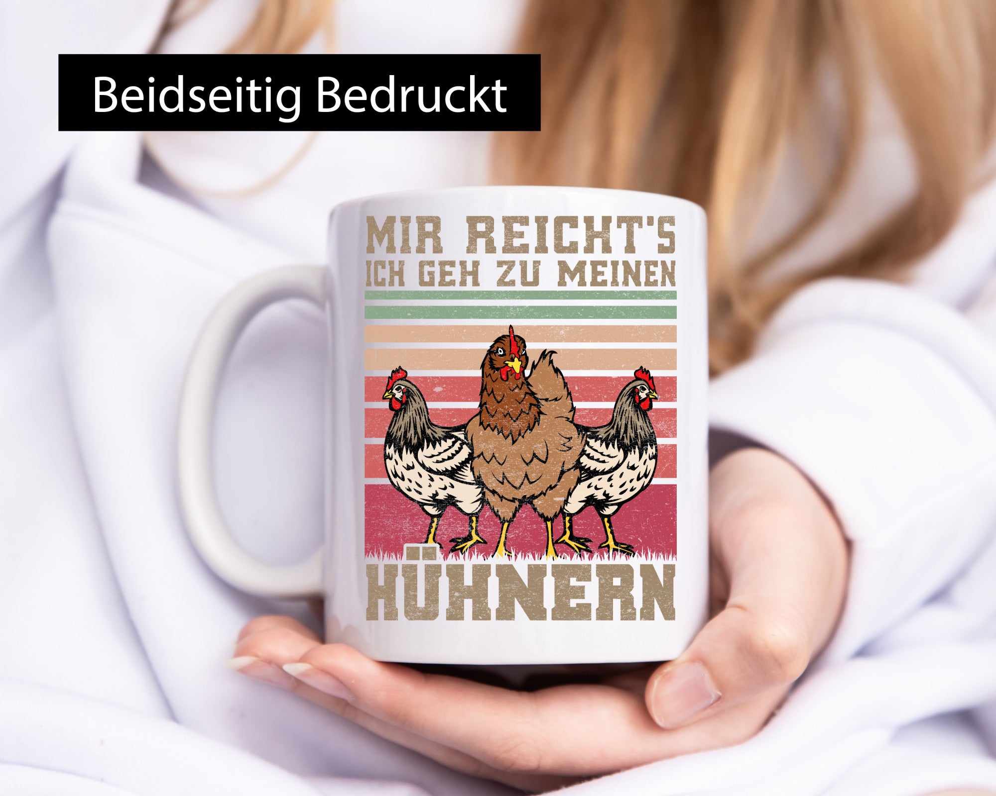Ich geh zu meinen Hühner | Landwirt Bauer lustig Humor Geschenkidee Geschenk