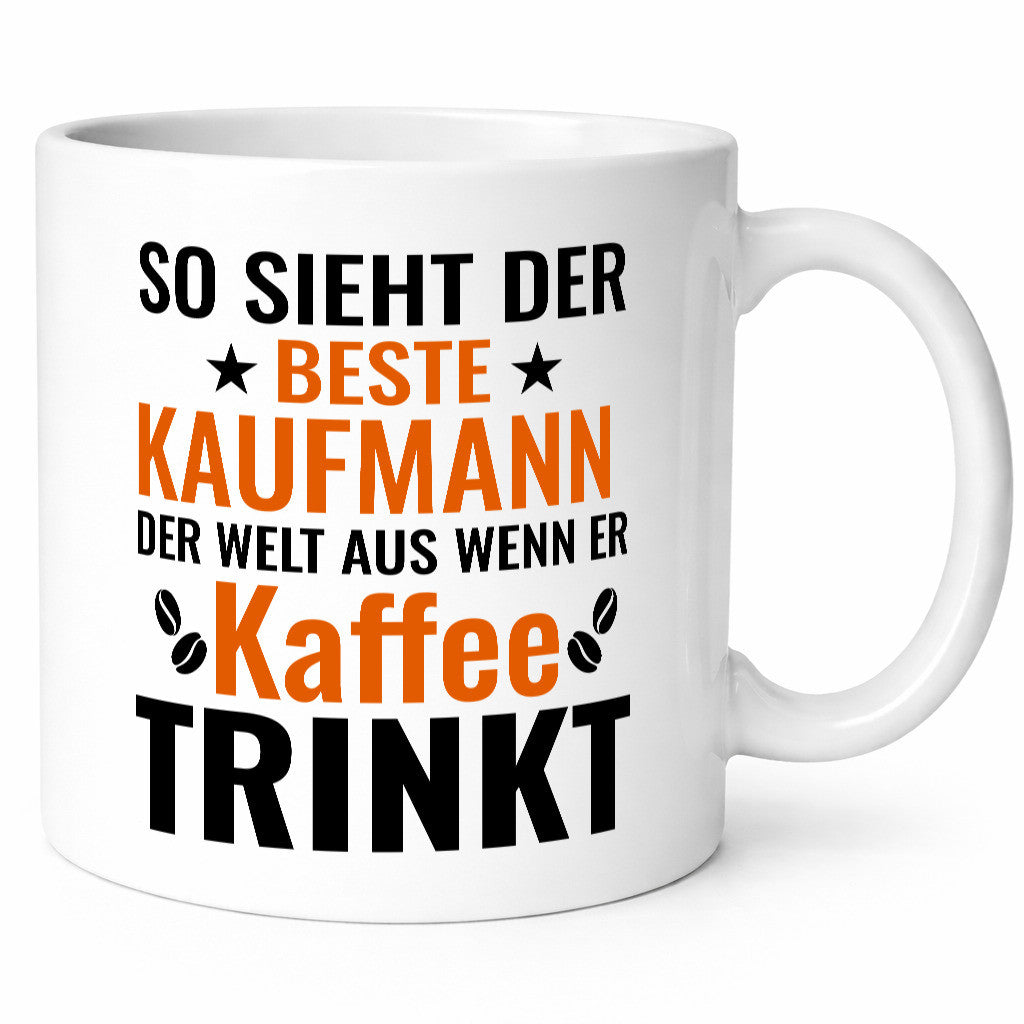 Kaffee trinkt: Kaufmann Kaufmänner Geschenk Humor Geschenkidee lustiger Spruch