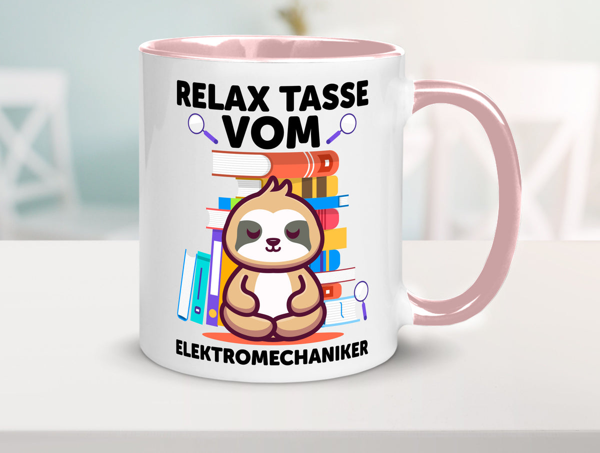 Relax Tasse: Elektromechaniker | Mechaniker Geschenk Humor Geschenkidee