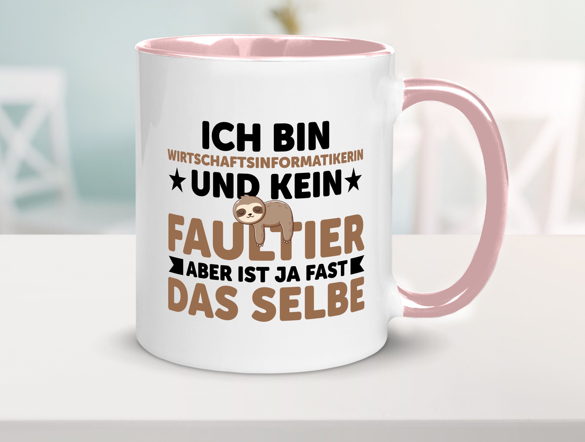 Ich bin kein Faultier: Wirtschaftsinformatikerin v2 lustig Tierliebhaber Humor