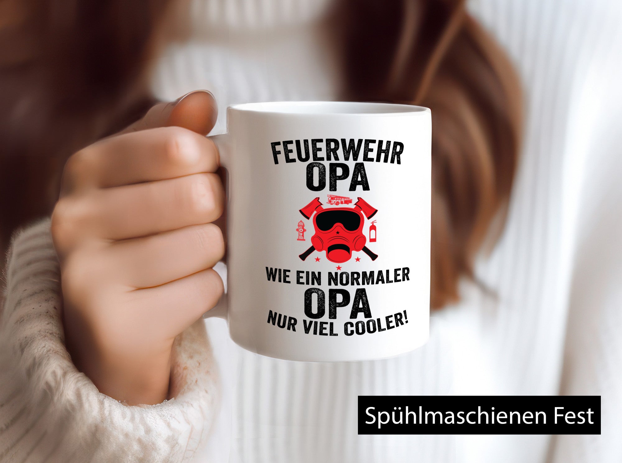 Feuerwehr Opa, normal, viel cooler | Löscher Atemmaske Humor Familie