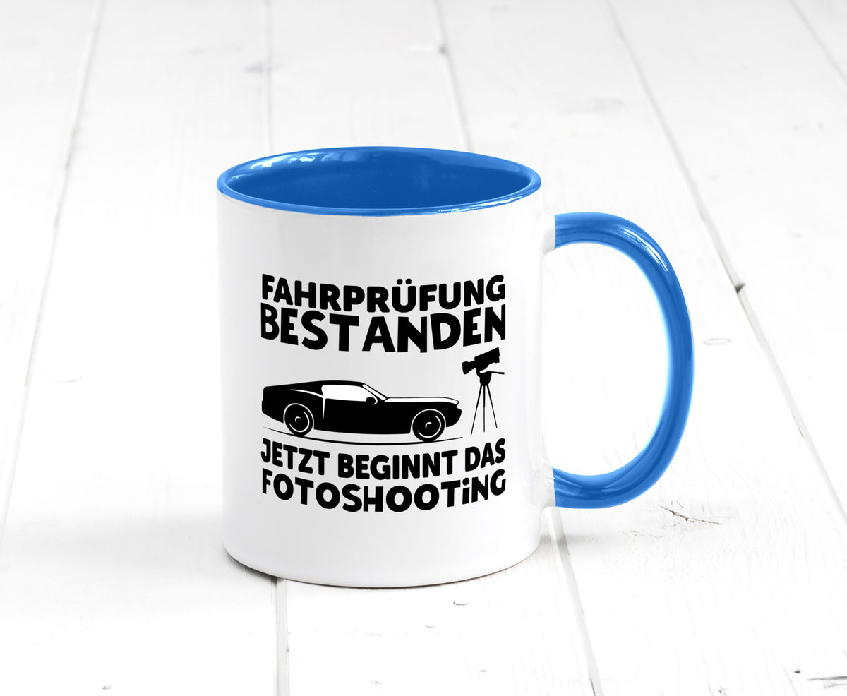 Fahrprüfung bestanden | Autofahren Führerschein Geschenk Humor Geschenkidee Tasse