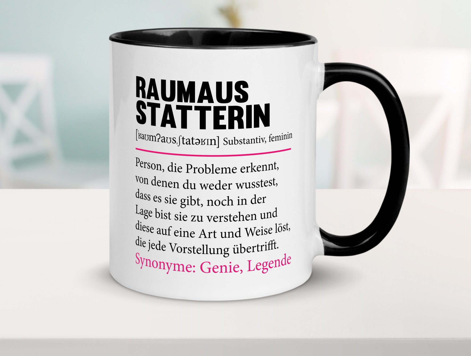 Raumausstatterin | Wohn Ausstatterin Beruf Humor Geschenk Arbeit Kollegen Büro