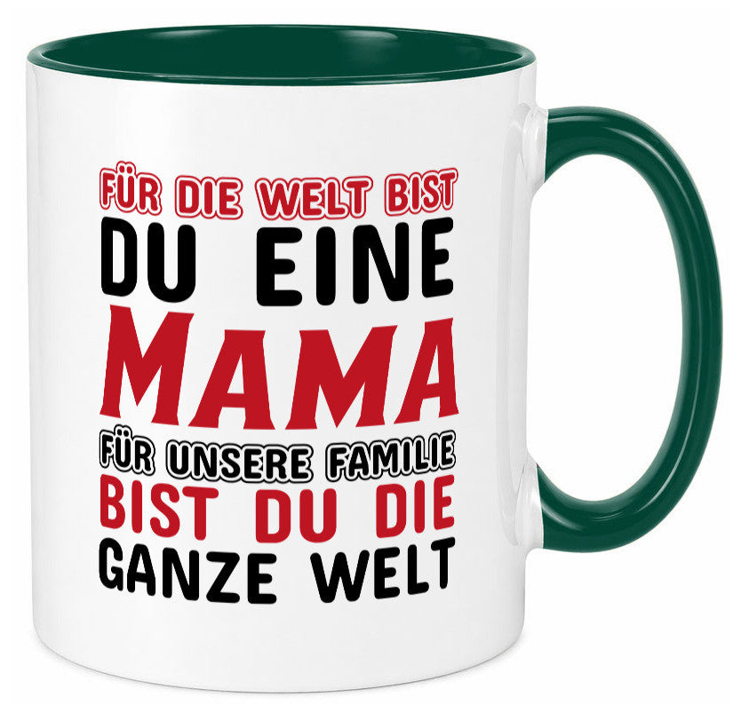 Beste mama der Welt lustiger Spruch Geschenk Familie Geschenkidee Tasse