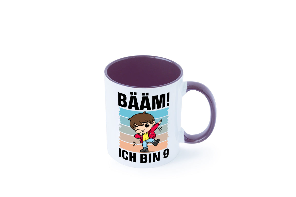 9. Geburtstag | Ich bin 9 Jahre Bäääm Dabbing Kind lustig Geschenkidee Geschenk Tasse