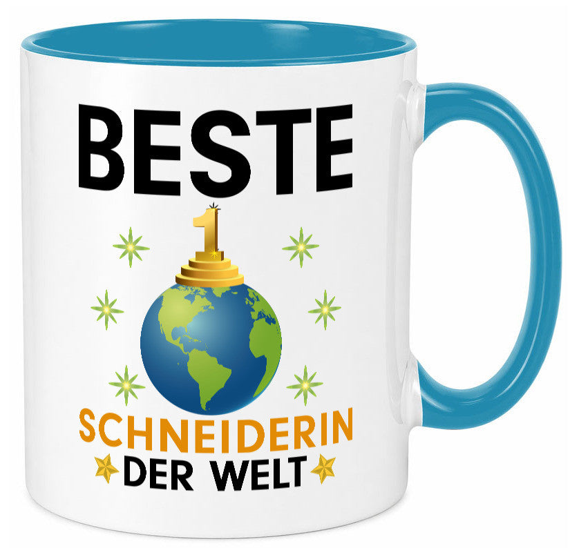 Welt Beste Schneiderin | Beruf Schneiderei lustiger Spruch Geschenk Arbeit Tasse
