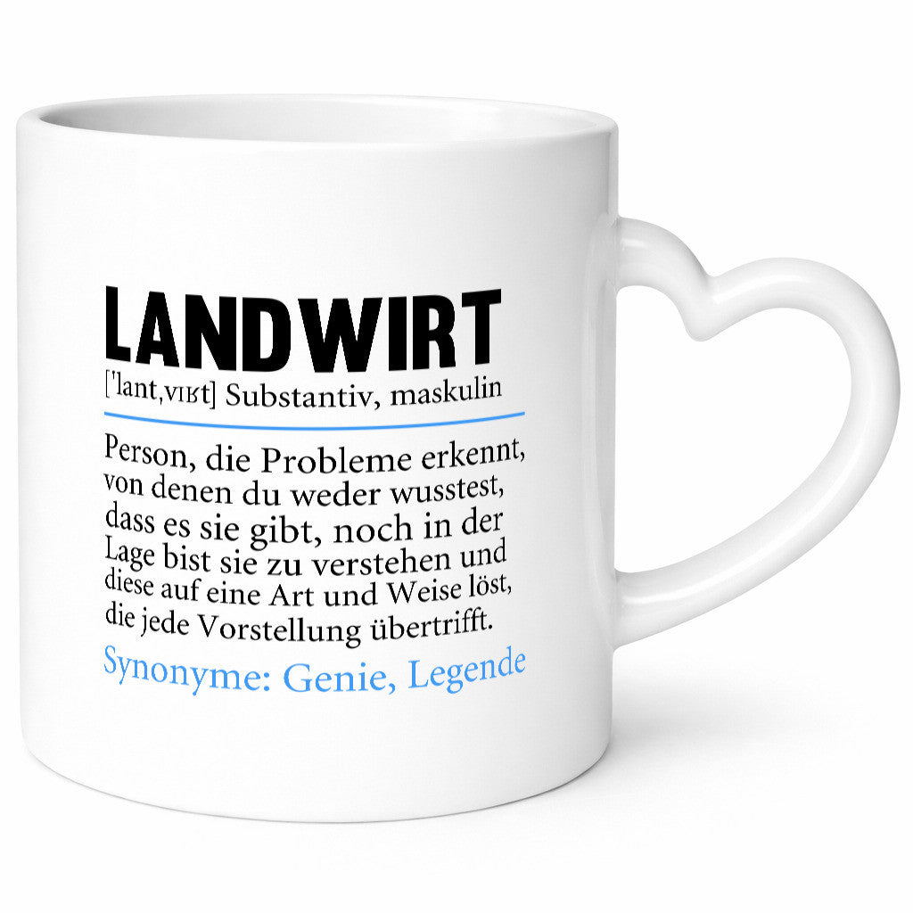 Landwirt | Spruch Bauer Landwirtschaft lustig Humor Geschenkidee Geschenk Tasse