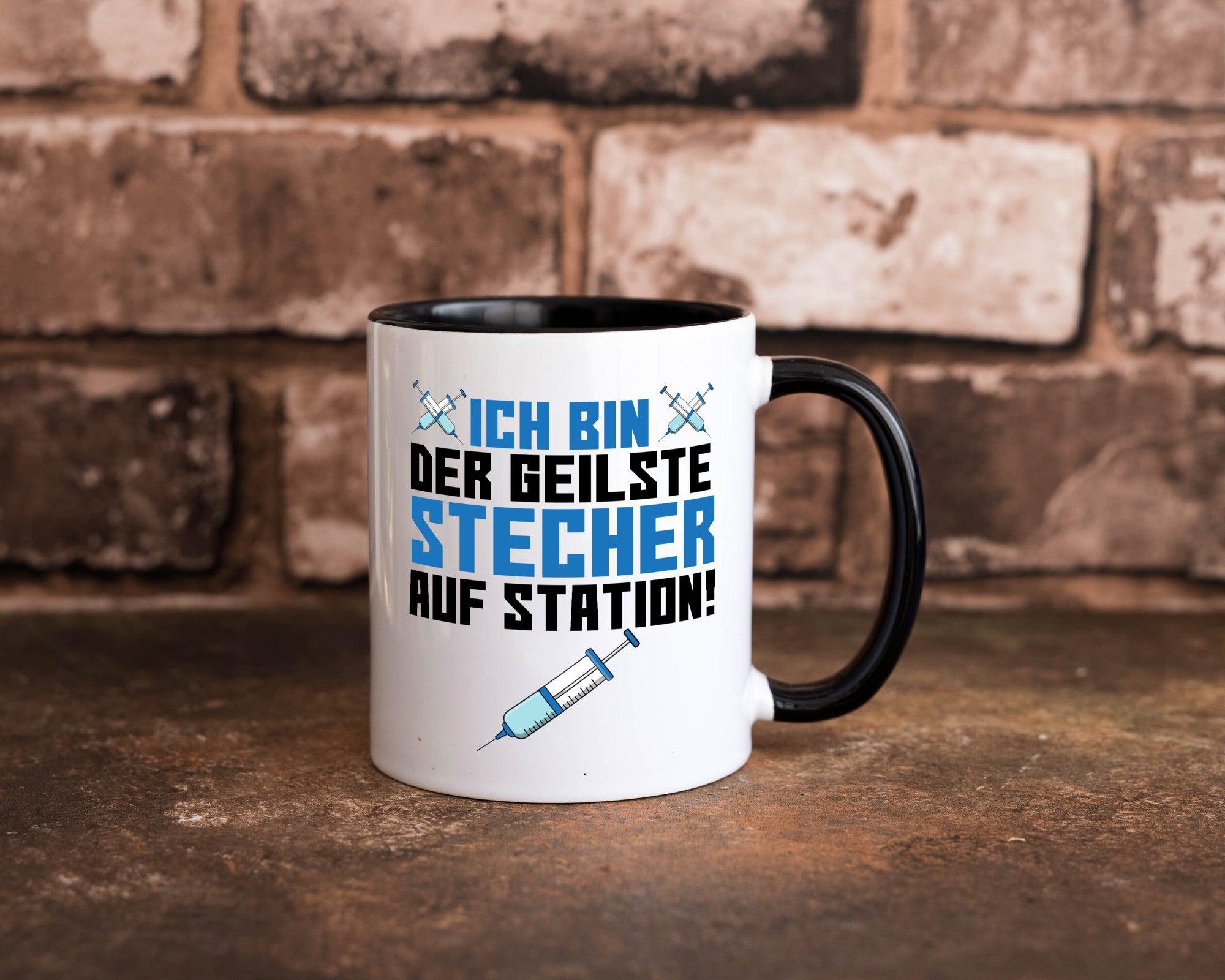 Ich bin der geilste Stecher | Pfleger Arzt Spritze lustig Humor Geschenkidee