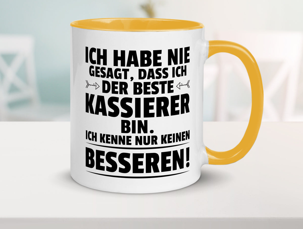 Der Beste Kassierer Geschenk Humor Geschenkidee lustiger Spruch Tasse