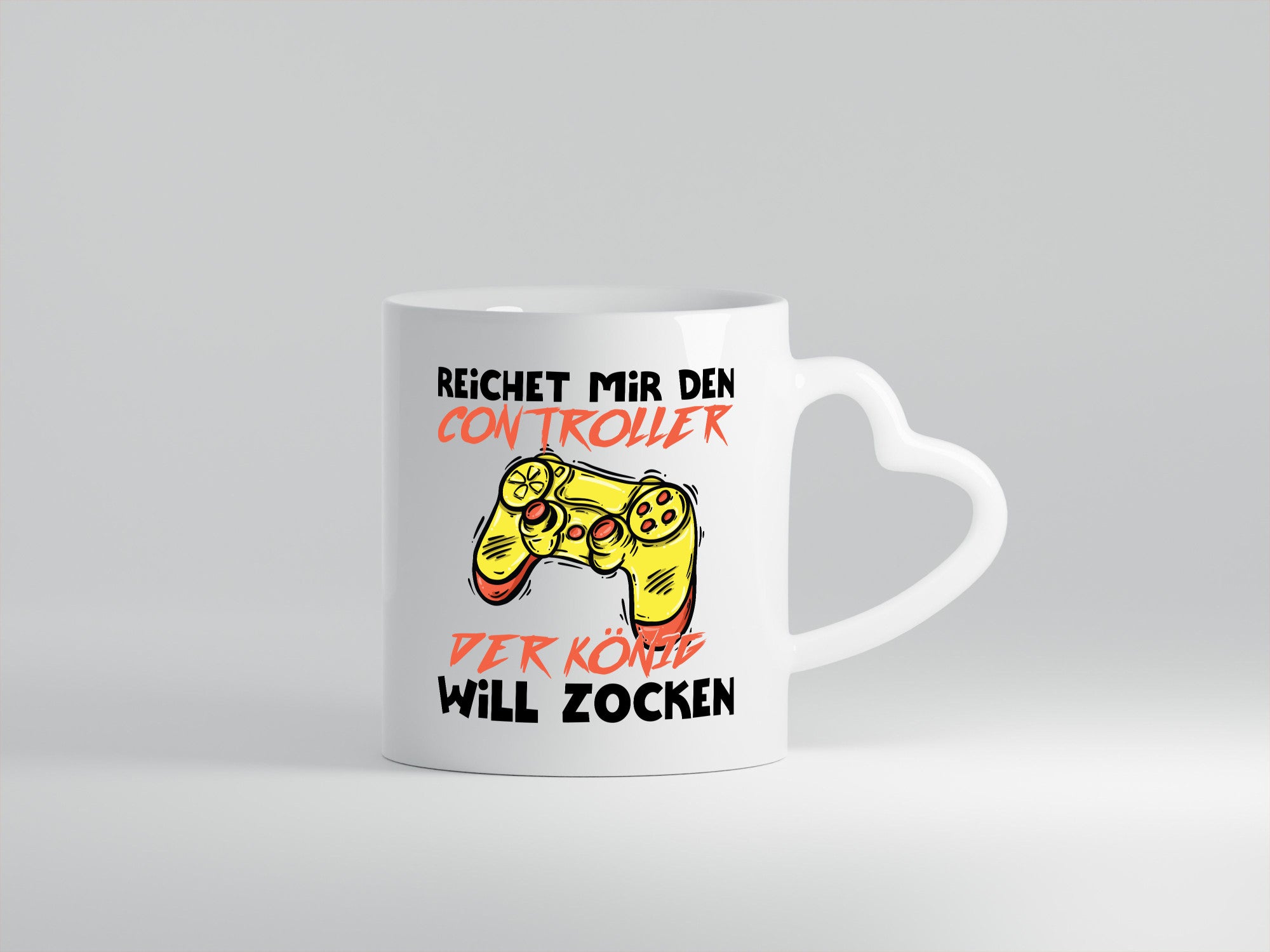 Der König will Zocken | Gamer zocker Gaming Humor Geschenkidee Tasse