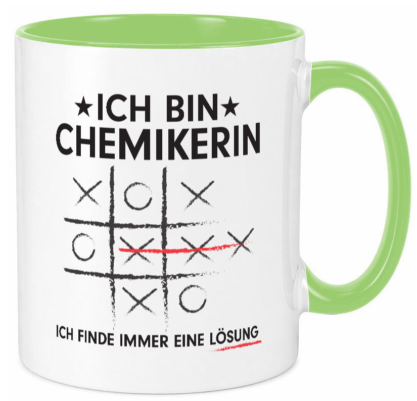 Lösung finden: Chemikerin | Chemie Labor v2 Humor Geschenkidee Tasse