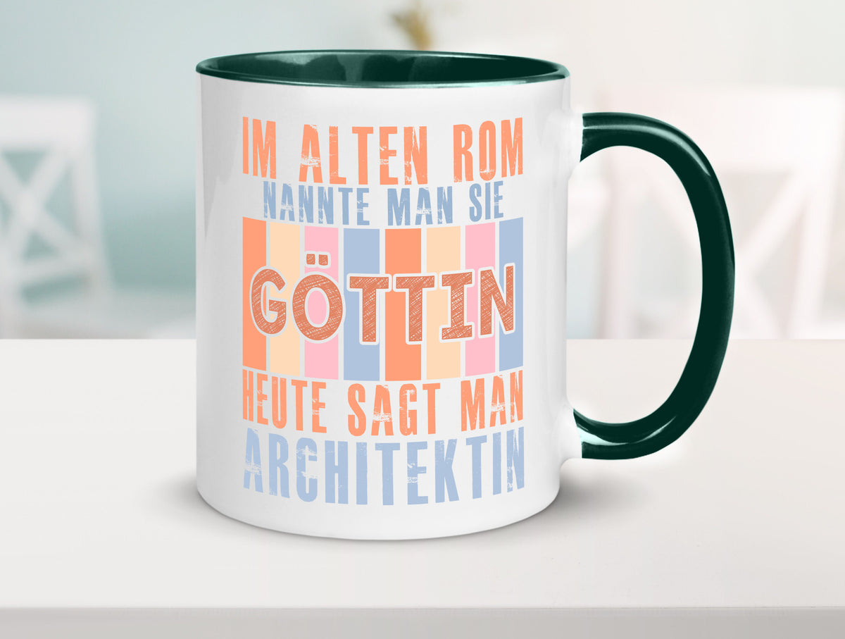 Heute sagt man: Architektin | Architektur Büro lustiger Spruch Geschenk Arbeit Tasse