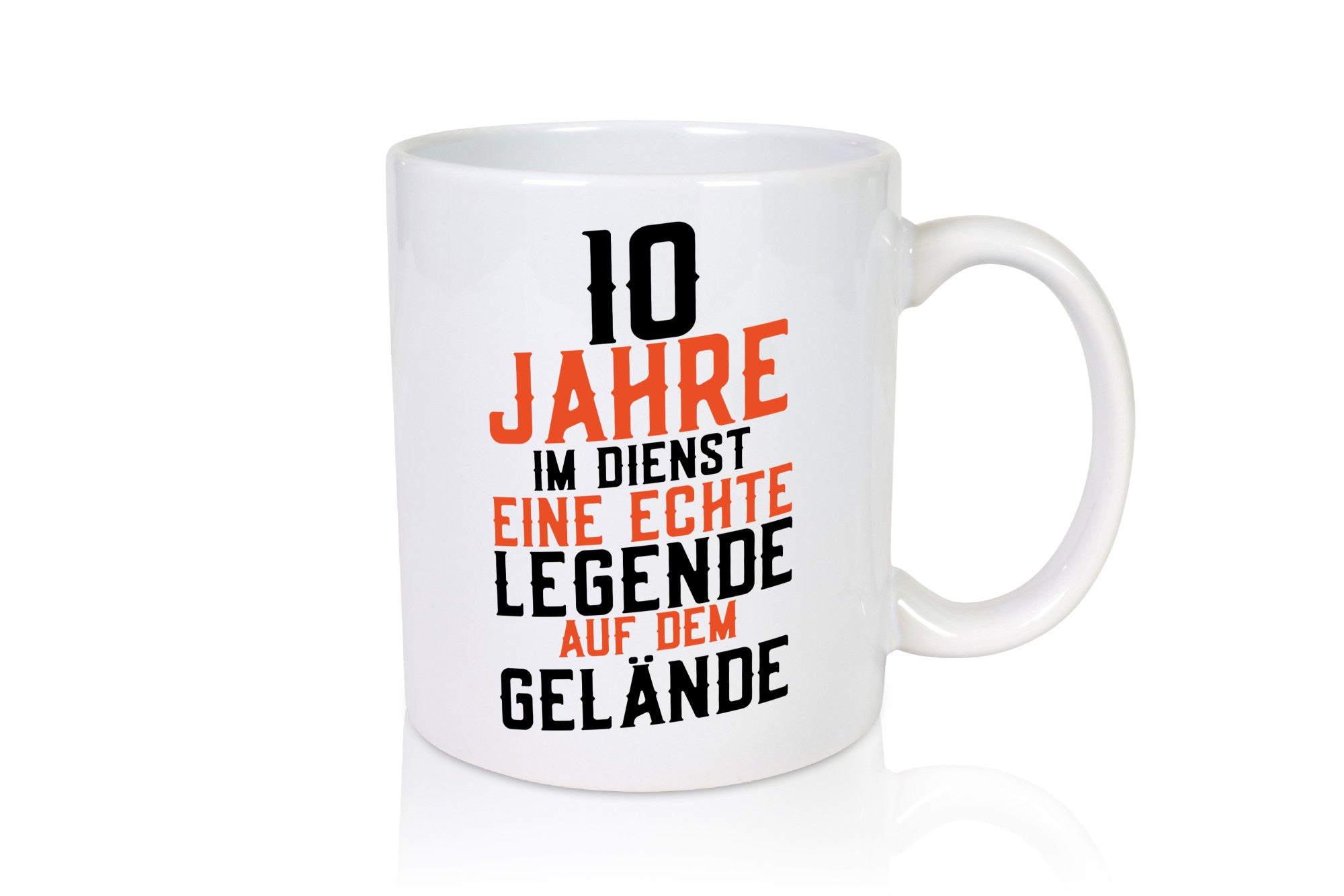 10 Jahre im Dienst | Legende Jubiläum Kollege Arbeit Geschenk Kollegen Büro
