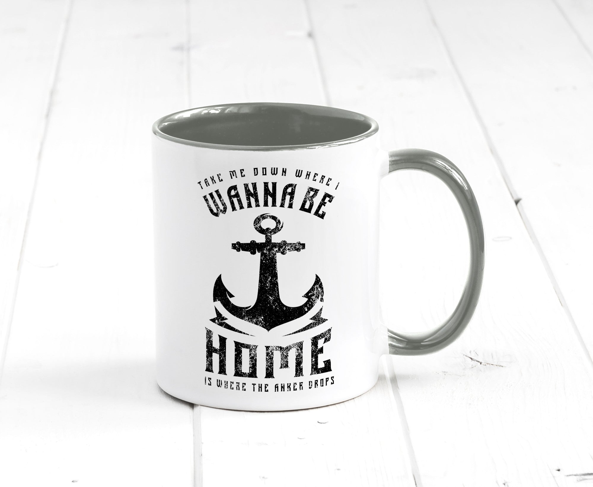 Bring mich da hin, wo ich sein will - Anker werfen lustiger Spruch Geschenk