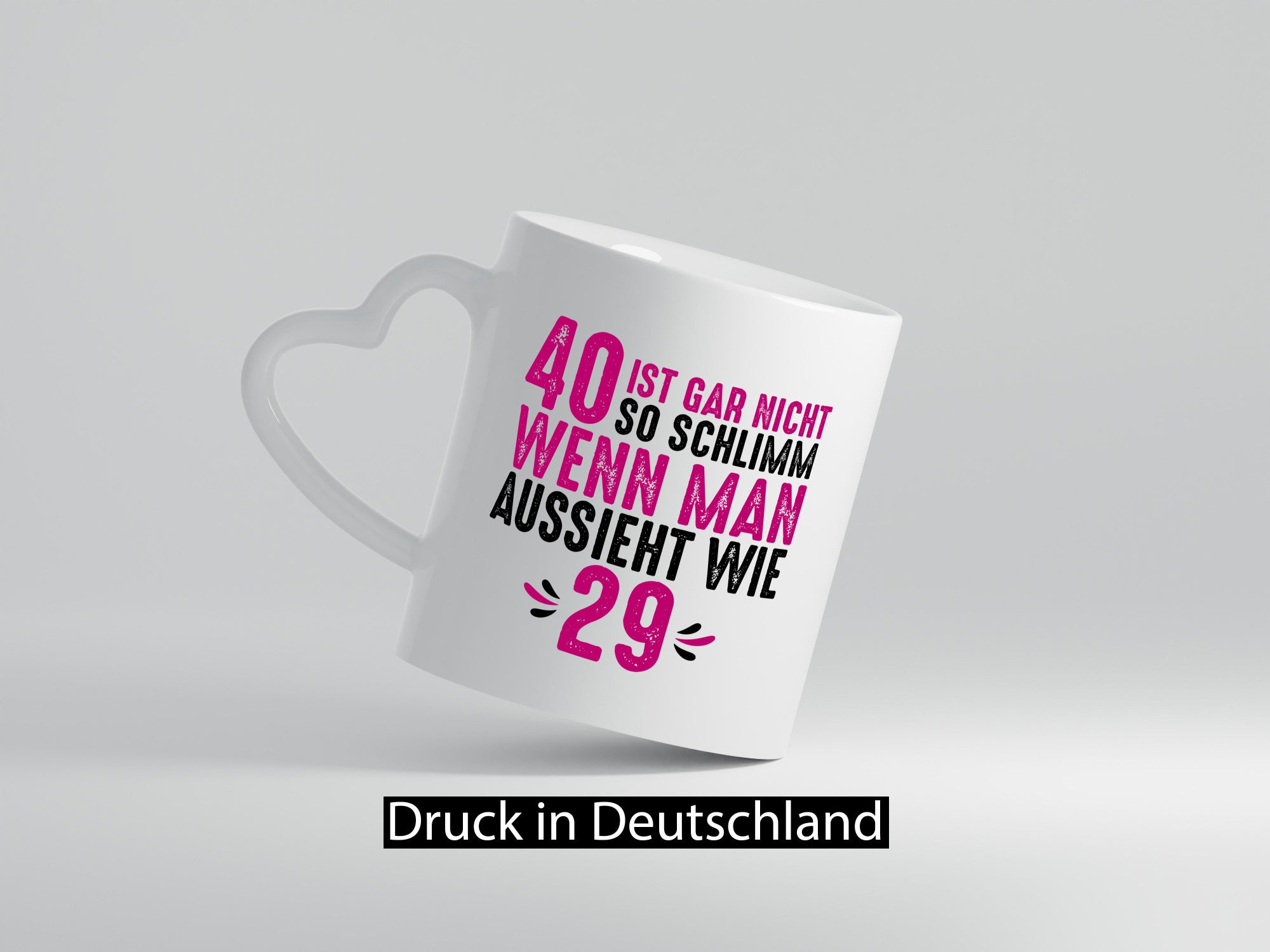 40. Geburtstag | aussehen wie 29 Jung halten Geschenk Geschenkidee lustiger