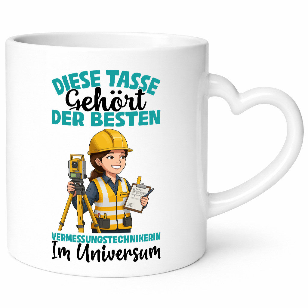 Im Universum: Landvermesserin | Vermessungstechniker Lustiger Spruch Geschenk Humor