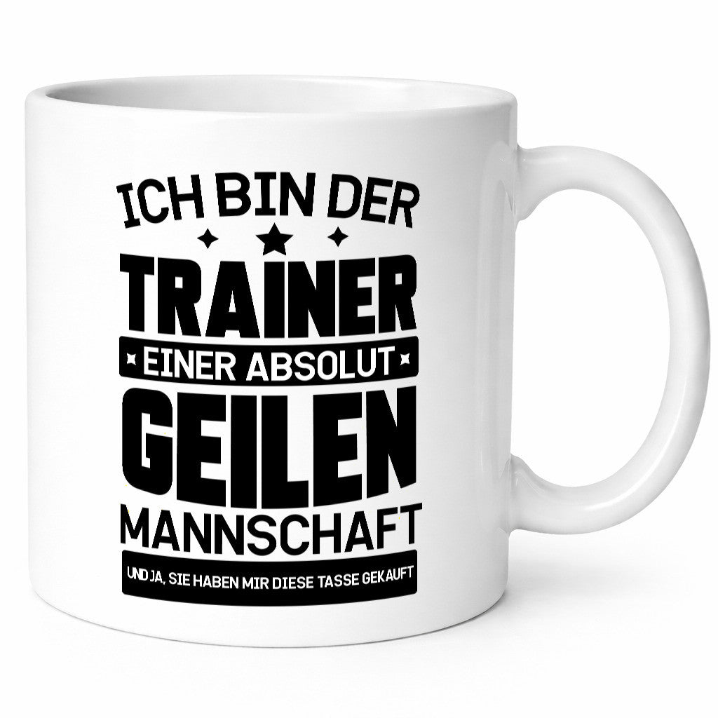 Ich bin Trainer lustiger Spruch Geschenk Humor Geschenkidee Tasse