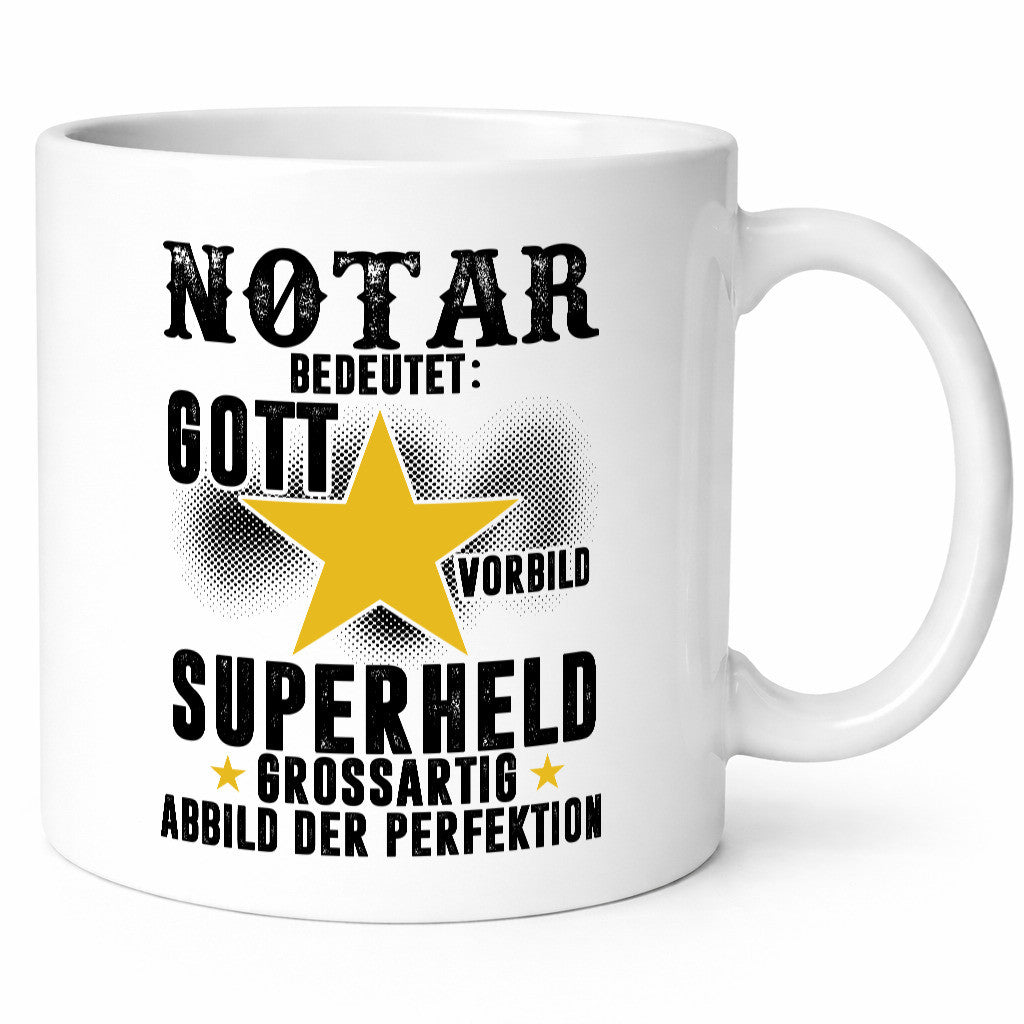 Bedeutung von Notar | Jurist Geschenkidee Humor Tasse