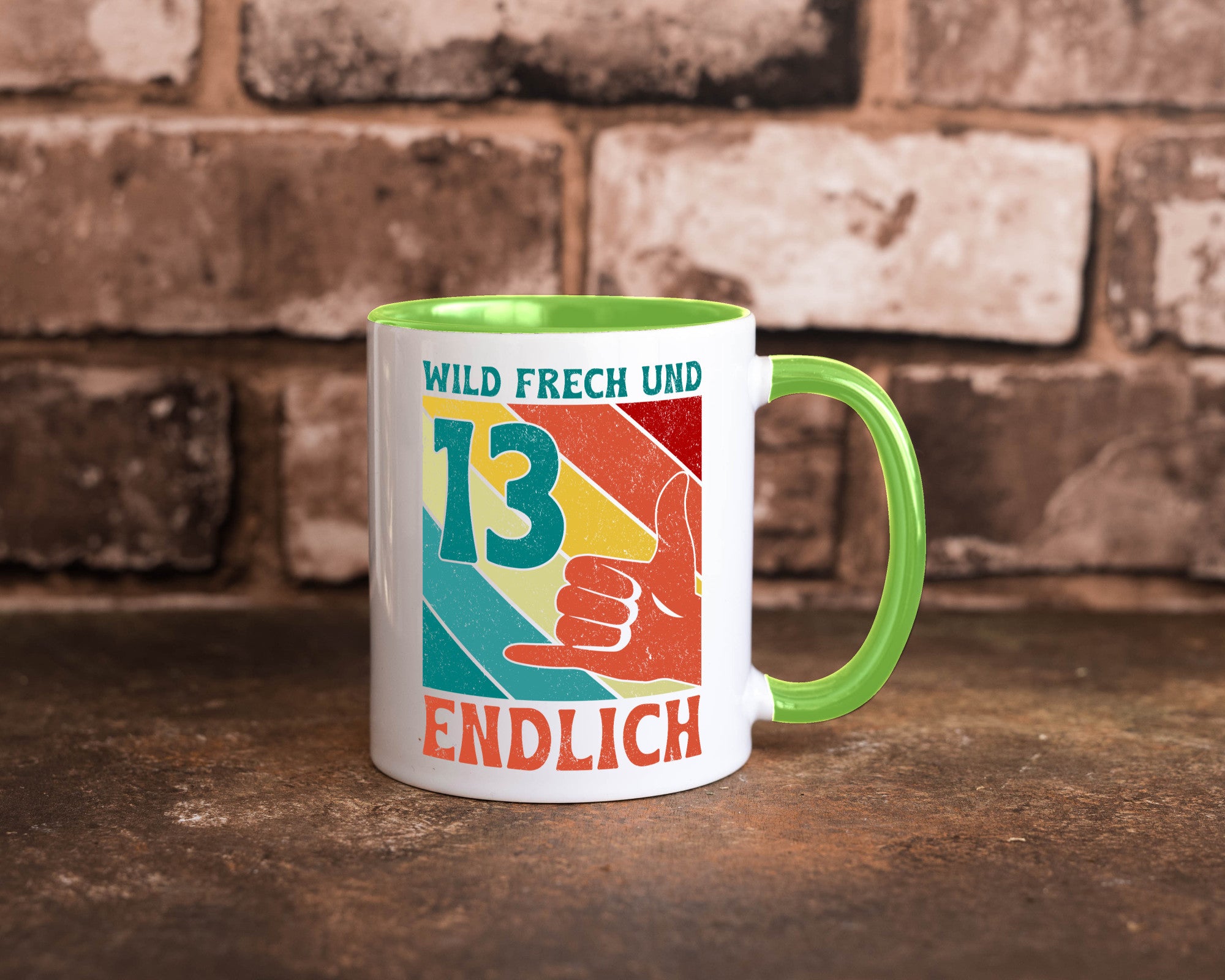 13. Geburtstag | 13 Jahre Wild und Frech Humor Geschenkidee Tasse