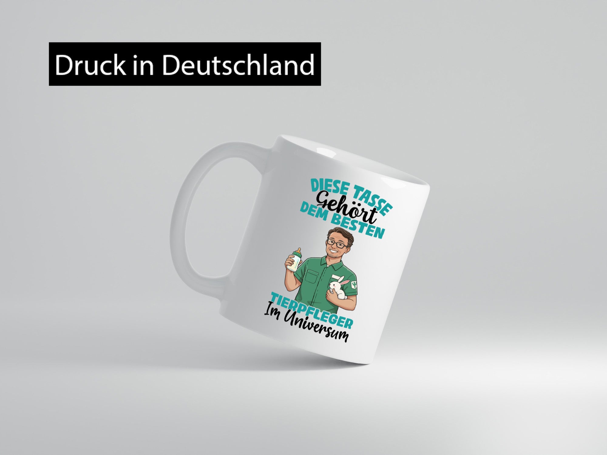 Im Universum: Tierpfleger | Pflegeberuf Tierheim Humor Arbeit Kollegen Büro