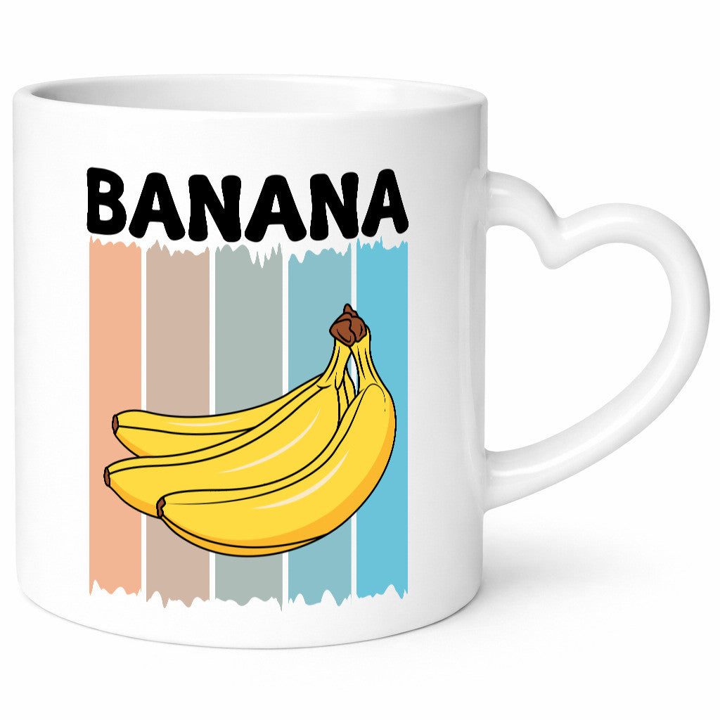 Retro Banana | Bannane Frucht Geschenk Humor Geschenkidee lustiger Spruch Tasse