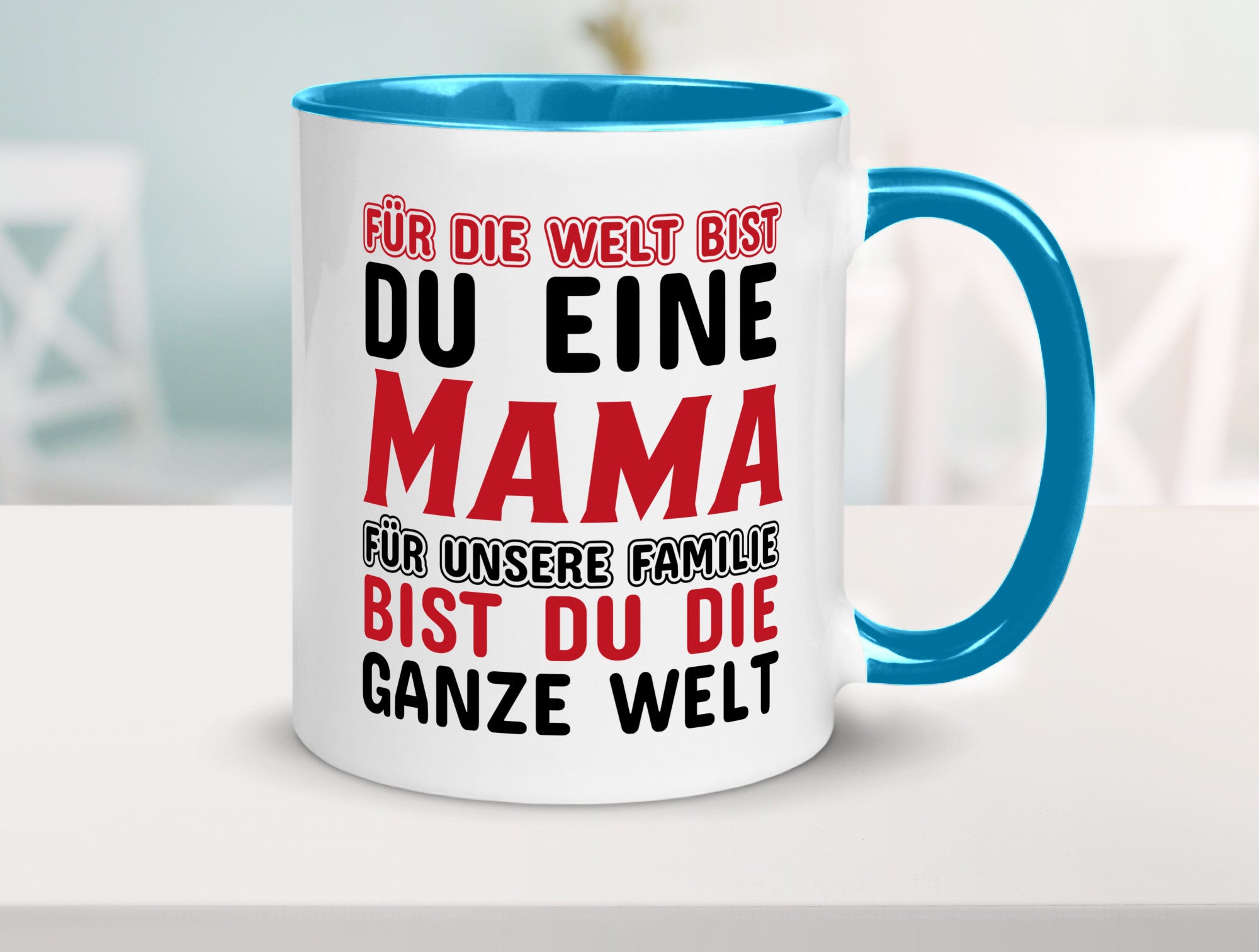 Beste mama der Welt lustiger Spruch Geschenk Familie Geschenkidee Tasse