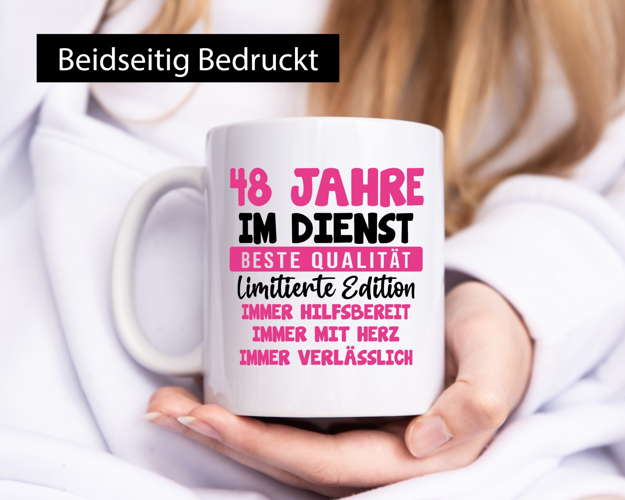48 Jahre im Dienst | Jubiläum Arbeit v10 lustiger Spruch Geschenk Kollegen Büro
