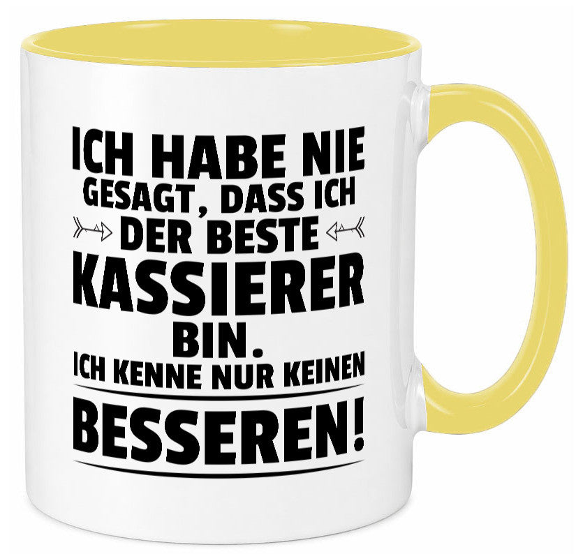 Der Beste Kassierer Geschenk Humor Geschenkidee lustiger Spruch Tasse