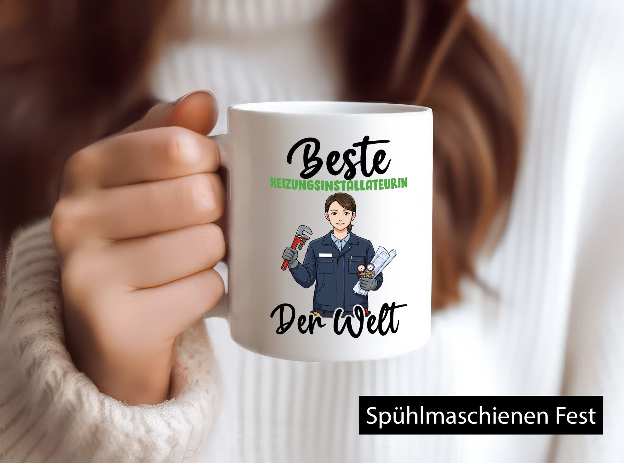 Beste Heizungsinstallateurin | Heizung v2 lustiger Spruch Geschenk Humor