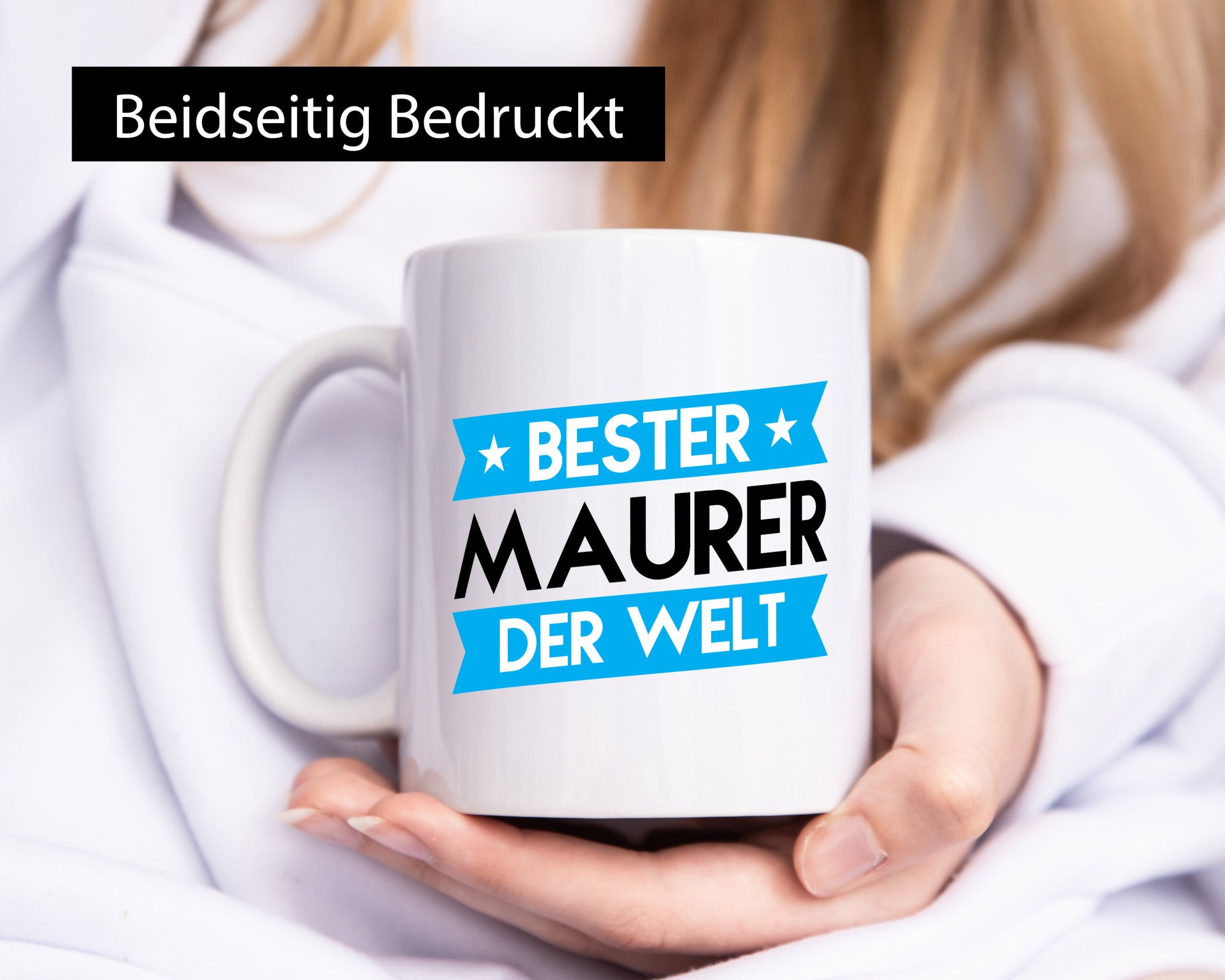 Bester Maurer | Bau Handwerker Geschenk Humor Geschenkidee lustiger Spruch Tasse