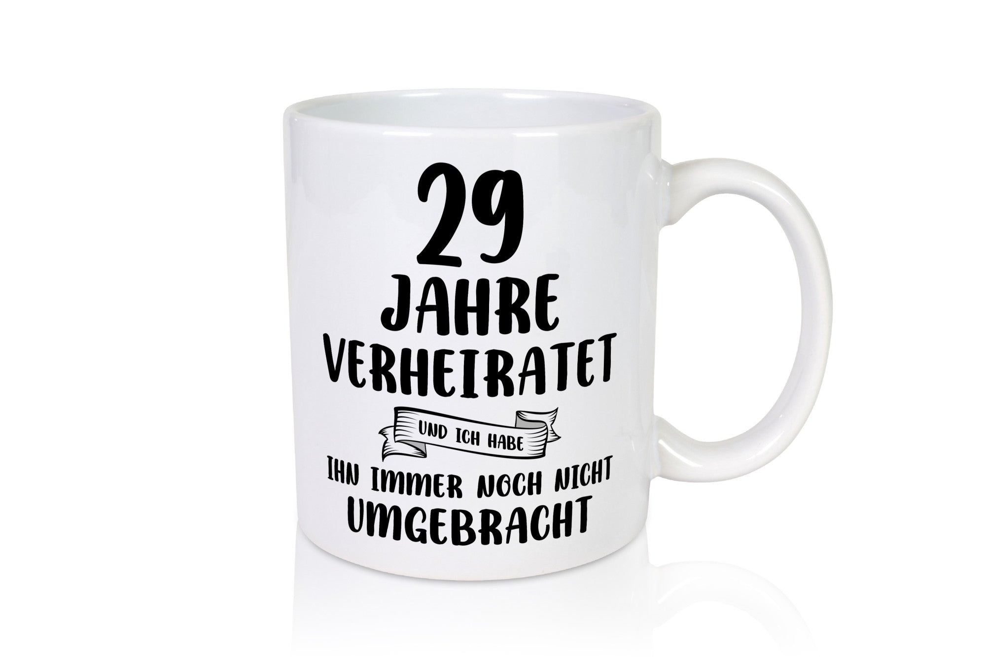 29 Jahre Verheiratet, immer noch am Leben! Geschenkidee Humor Tasse