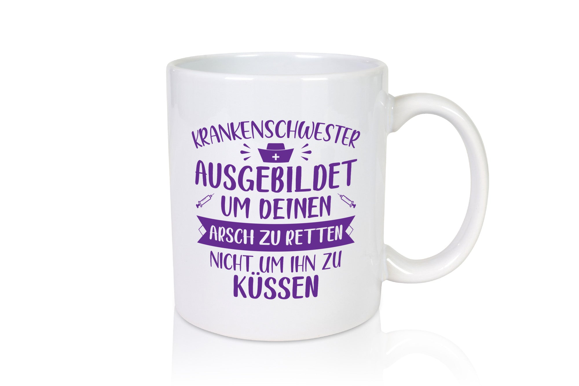 Ausgebildet um deinen Arsch zu retten | Spritzen Geschenk Humor Geschenkidee