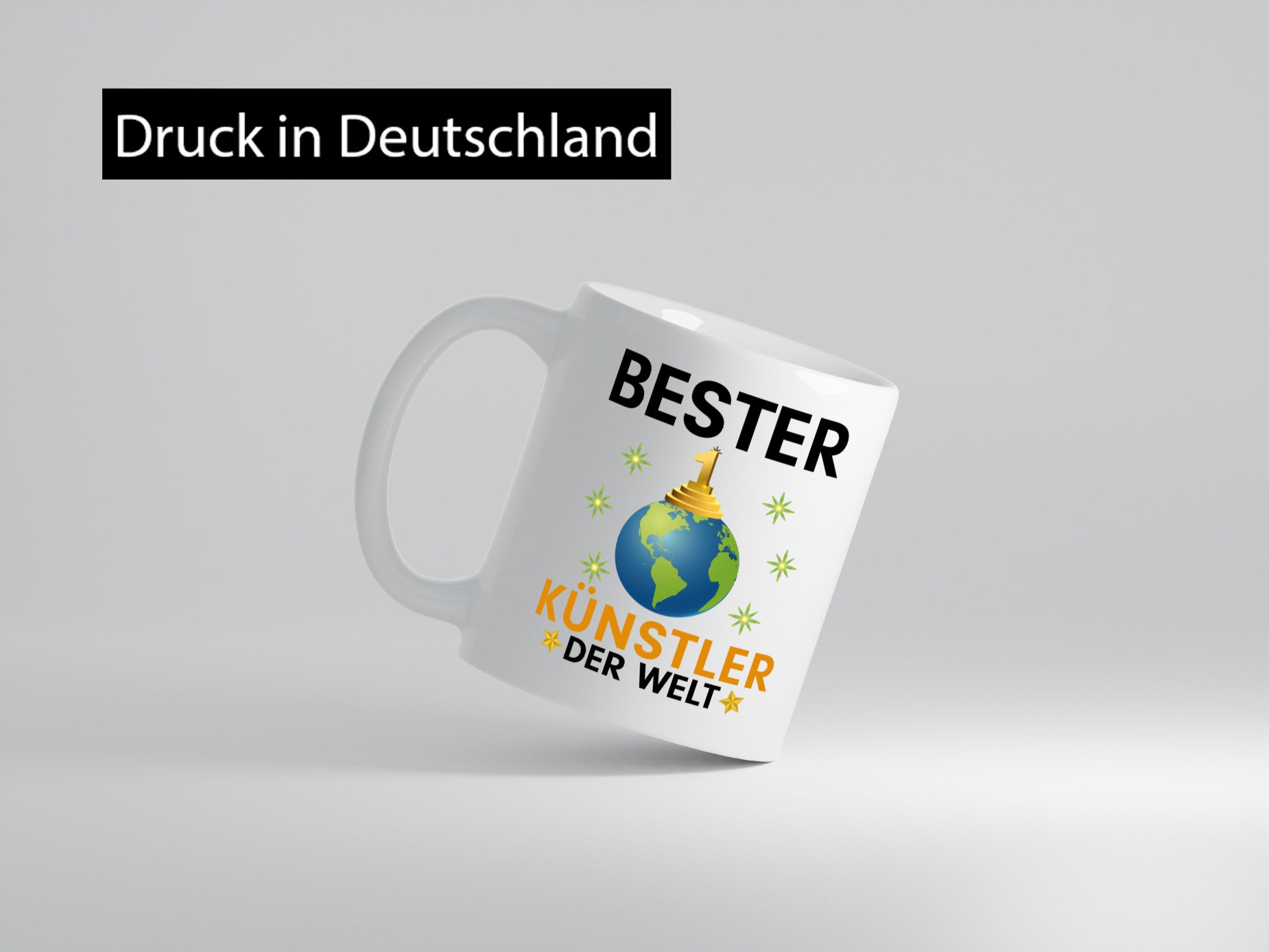 Welt Bester Künstler | Spruch lustig Kunst Geschenkidee Humor Tasse