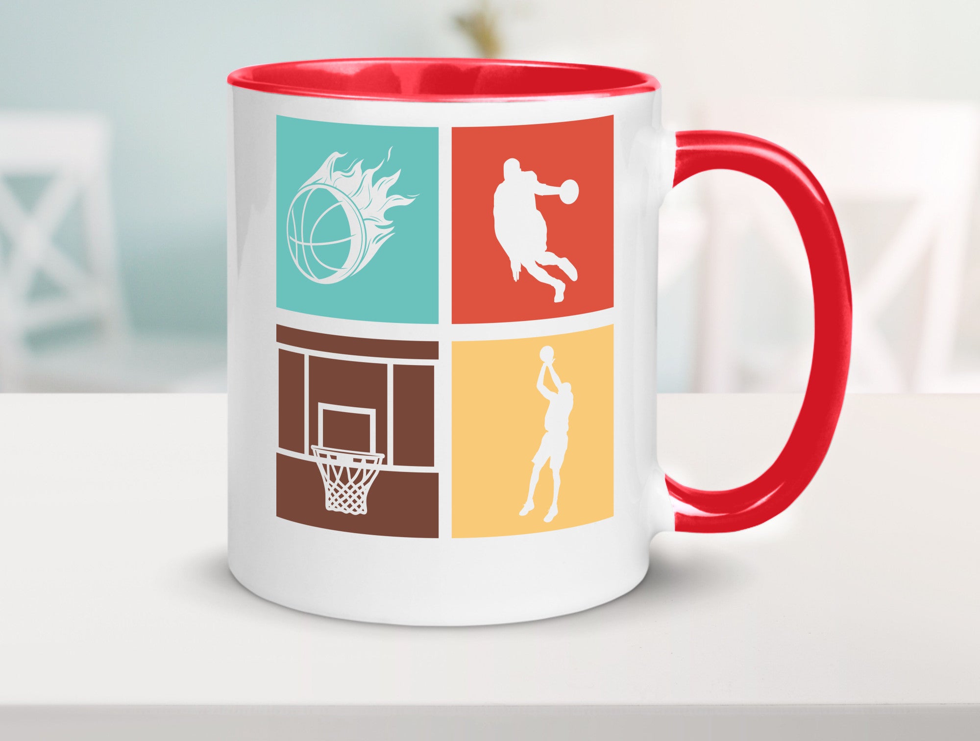 Basketball | Sportfan Slam Dunk Teamplayer NBA Humor Geschenkidee Tasse
