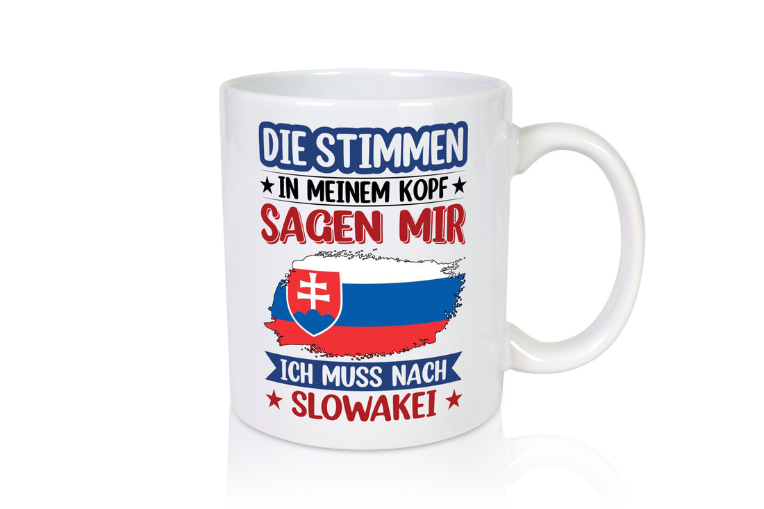 Slowakei | Urlaub Stimmen in meinem Kopf Traumland v2 lustiger Spruch Geschenk