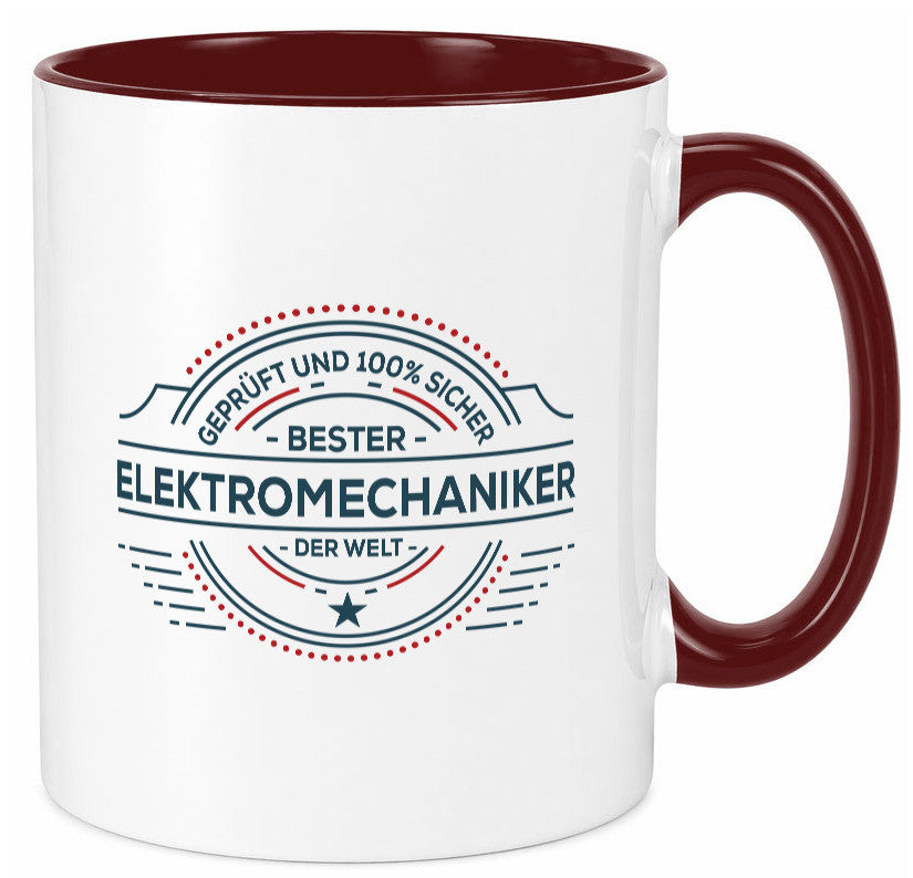 Geprüft und sicher: Elektromechaniker | Mechaniker Geschenk Humor Geschenkidee