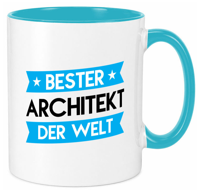 Bester Architekt | Architektur Büro Geschenk Arbeit Kollegen lustiger Spruch Tasse