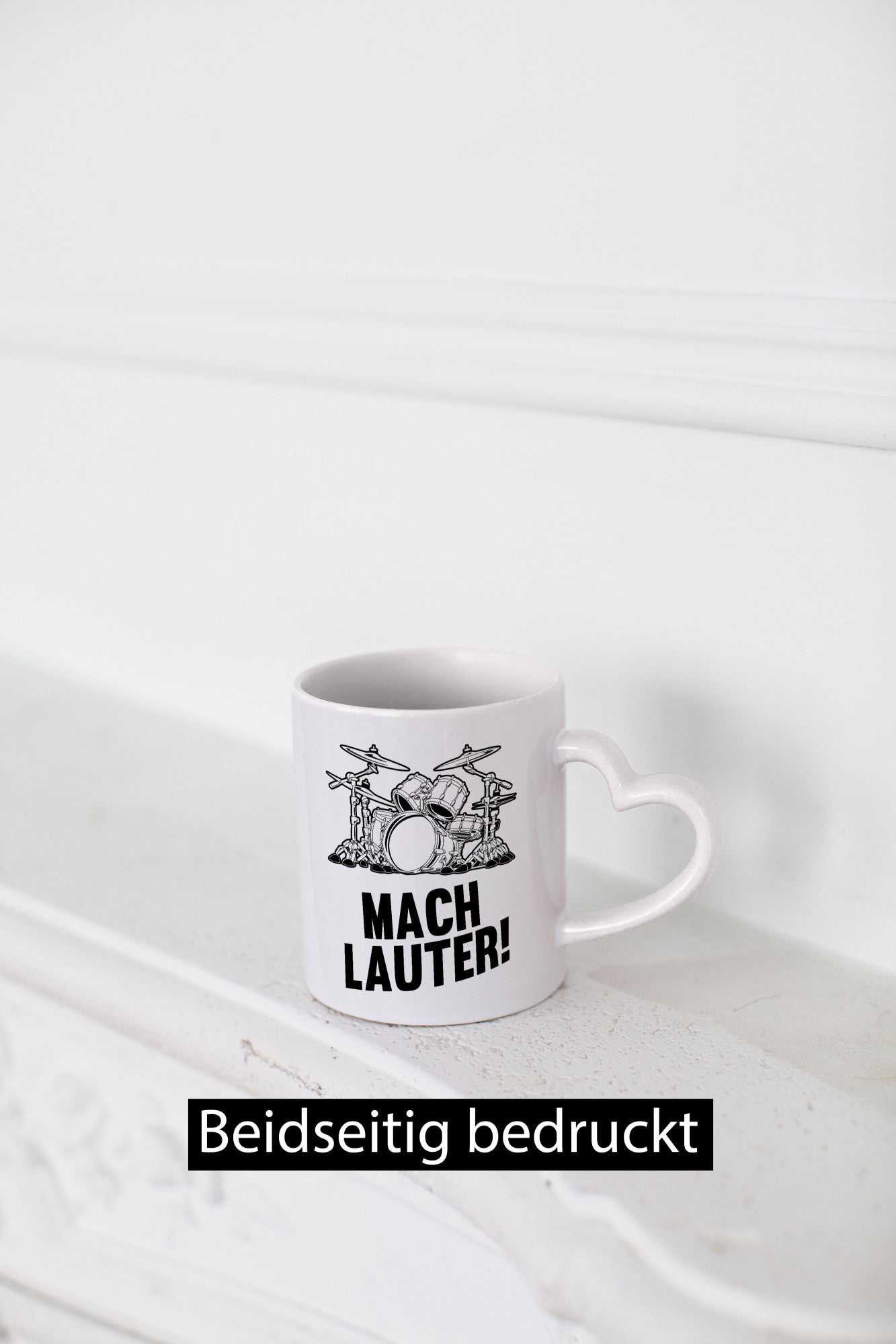 Mach lauter | Schlagzeug Band Musiker Geschenkidee Humor Tasse