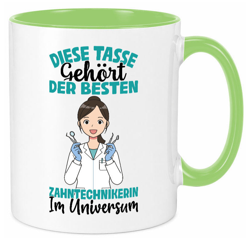Im Universum: Zahntechnikerin | Zahnmedizin Humor Geschenkidee Tasse