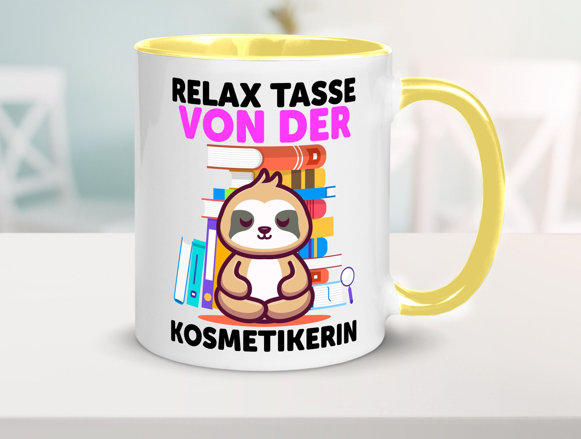 Relax Tasse: Kosmetikerin | Kosmetik Stylistin lustiger Spruch Geschenk Humor