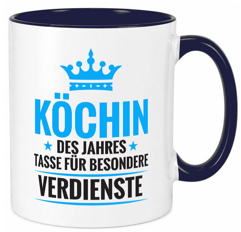 Besonderer Verdienst: Köchin | Chefköchin Chefkoch Geschenkidee Arbeit Kollegen