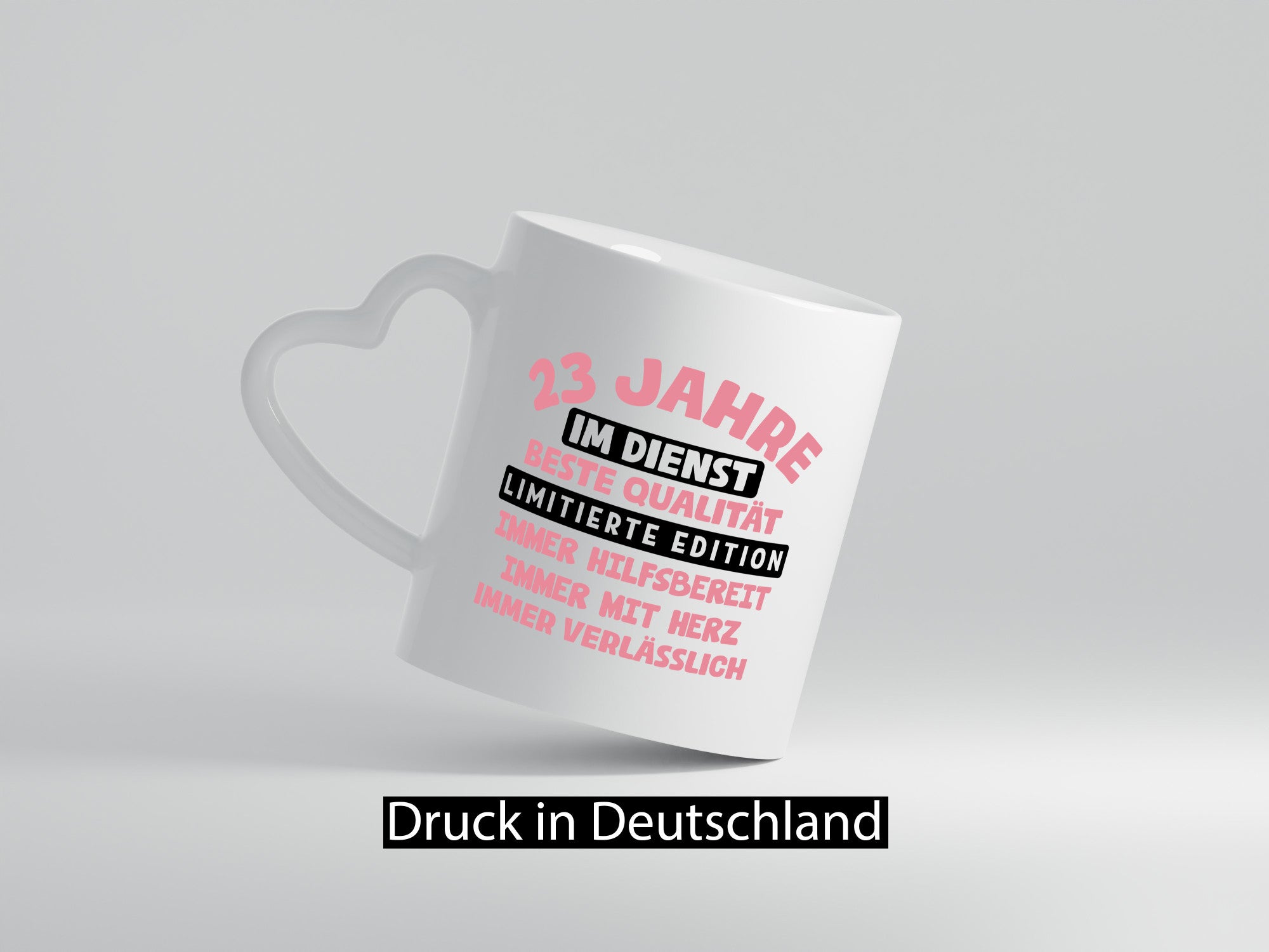 23 Jahre im Dienst | Jubiläum Arbeit v11 Humor Kollegen Büro Geschenkidee Tasse
