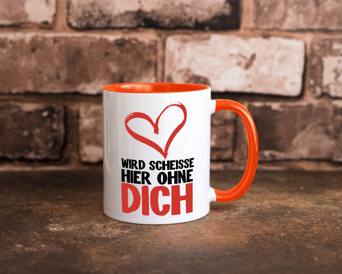 Wird Scheisse Geschenk Humor Geschenkidee lustiger Spruch Tasse