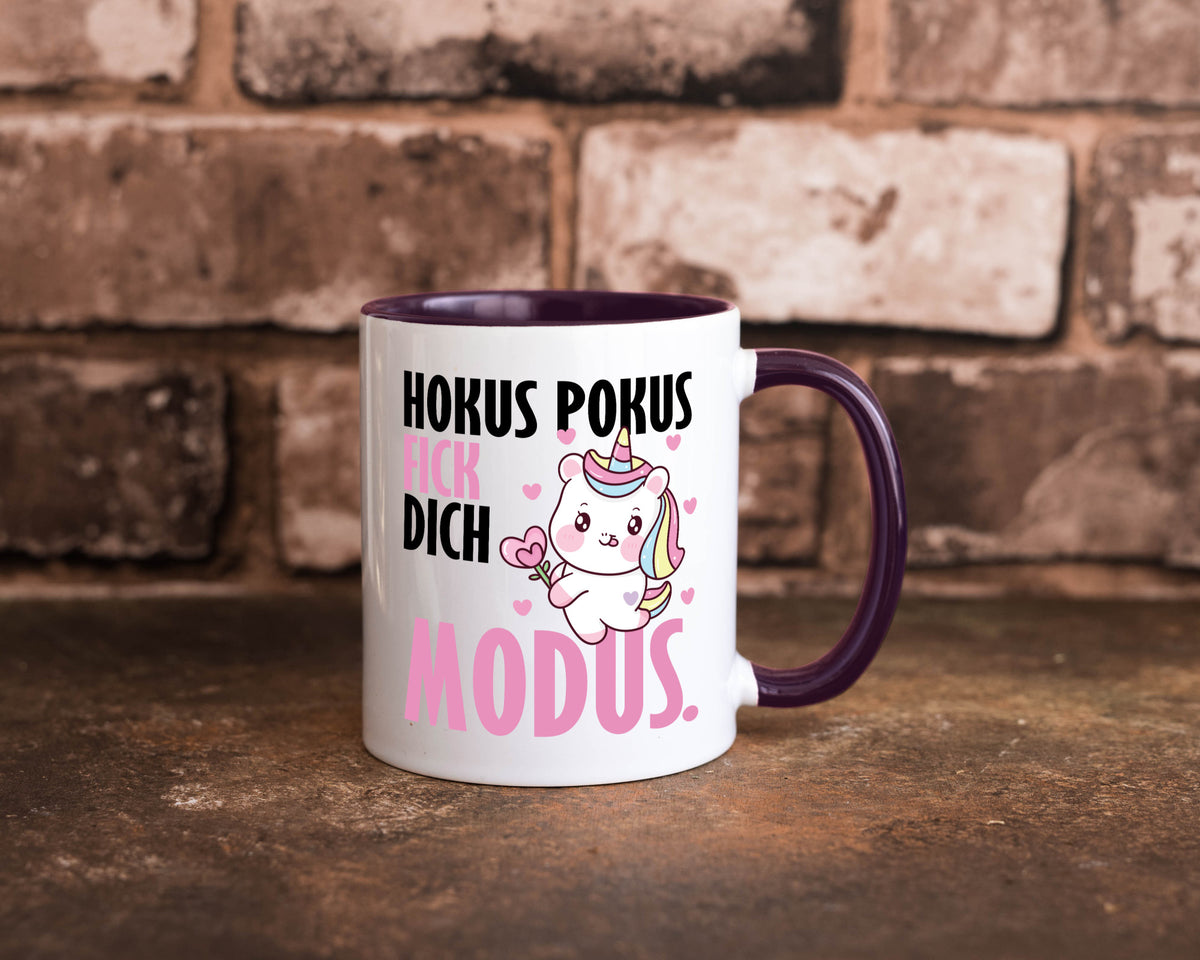 Hokus Pokus lustiger Spruch Geschenk Humor Geschenkidee Tasse