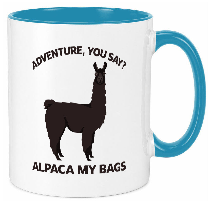 Adventure, Alpaca | Humor Geschenkidee Tasse