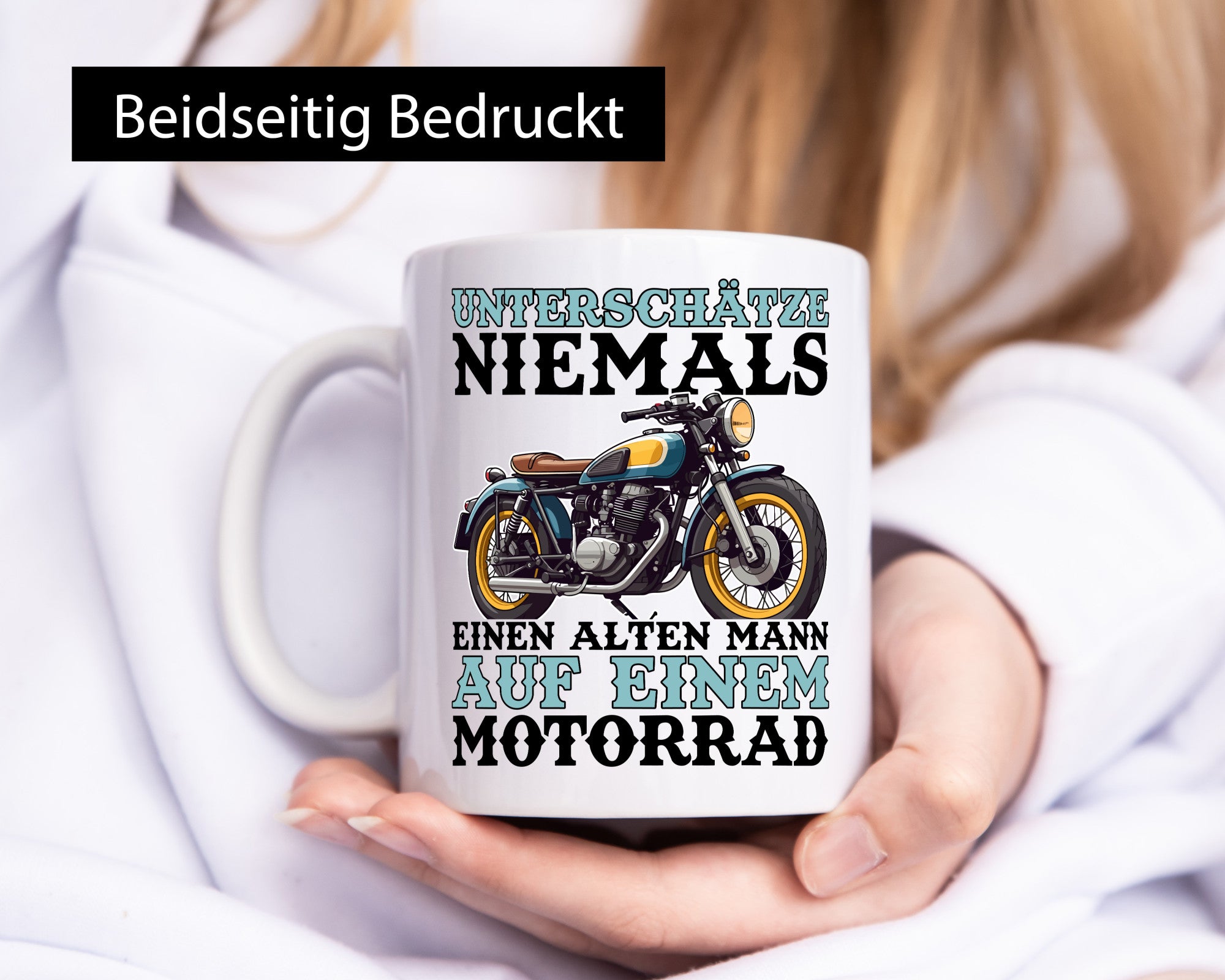 Biker Spruch | Männer Tasse Motorradfahrer Motorrad vl3 lustiger Geschenk Humor