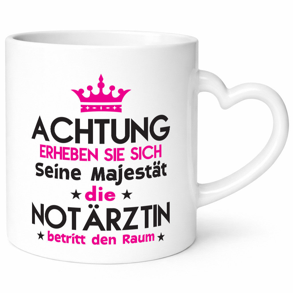 Seine Majestät Notärztin | Ärztin Geschenkidee Humor Tasse