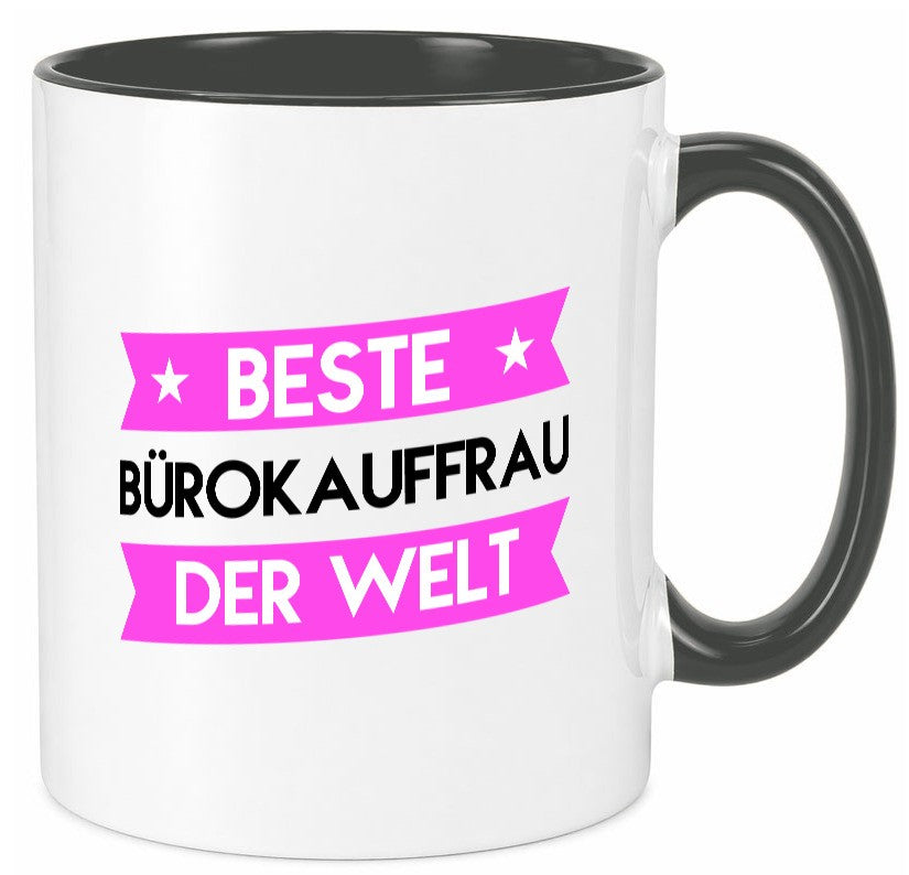 Beste Bürokauffrau | Kauffrau Humor Arbeit Kollegen Büro Geschenkidee Tasse